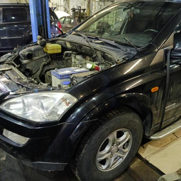 Замена двигателя SsangYong Kyron