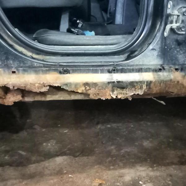 Замена порогов SsangYong Kyron